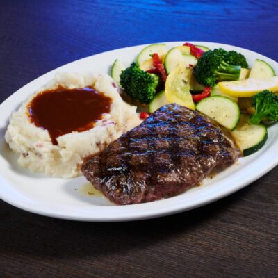 6 oz flat iron steak
